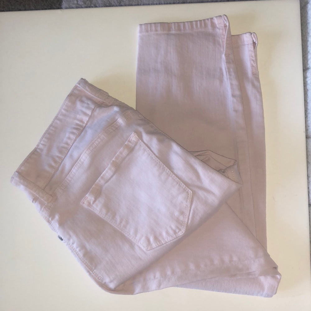 NYDJ light pink Ami ankle jeans size 6